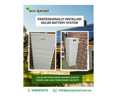 Professional Solar Battery Installation in Melbourne | Ecospread Energy Experts