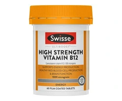 Swisse Ultiboost Vitamin B12 60 Tablets – High Strength Energy Support