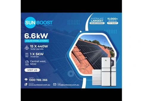 Power your home with a 6.6kW solar system