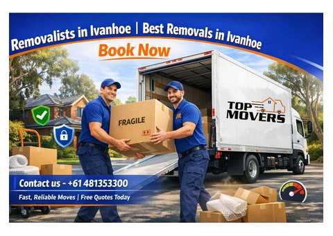 Removalists in Ivanhoe | Best Removals in Ivanhoe | Book Now