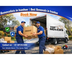 Removalists in Ivanhoe | Best Removals in Ivanhoe | Book Now