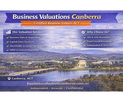 Business Valuations Canberra | Certified Business Valuers ACT