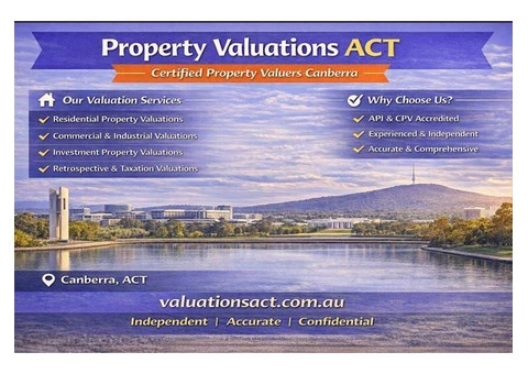 Property Valuations ACT | Certified Property Valuers Canberra