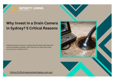 Why Invest in a Drain Camera in Sydney? 5 Critical Reasons