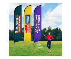 Feather Banners – Eye-Catching Displays for Events, Promotions & Storefronts