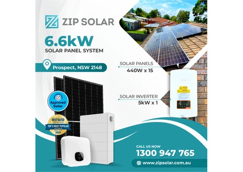 6.6kW Residential Solar System Designed for Comfort