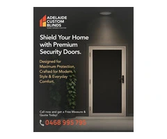 Premium Security Doors Adelaide | Custom Security Door Solutions
