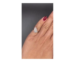 3 Carat Round Solitaire Engagement Ring – Two-Tone Six-Prong Design