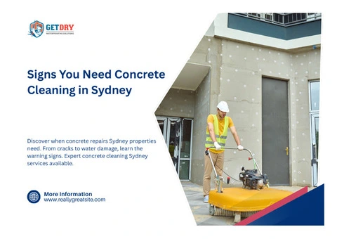 Signs You Need Concrete Cleaning in Sydney