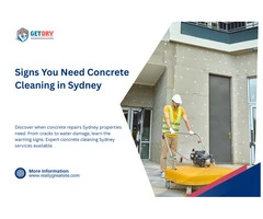 Signs You Need Concrete Cleaning in Sydney