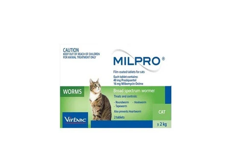 Milpro Allwormer For Cats