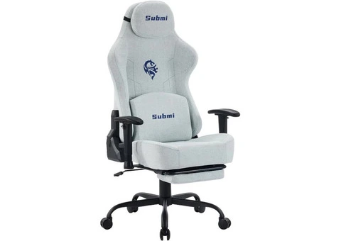 Computer Chair, Ergonomic Gaming Chairs for Adults, Fabric Office Chair with Foo - 2/3