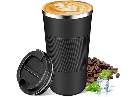 Coffee Cup 510Ml, Insulated Travel Mug with Leakproof Lid, Vacuum 304 Stainless - 2/3