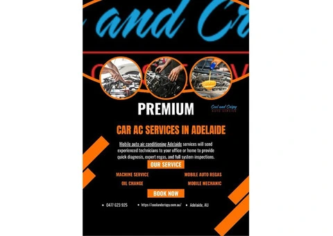 Mobile auto air conditioning Adelaide