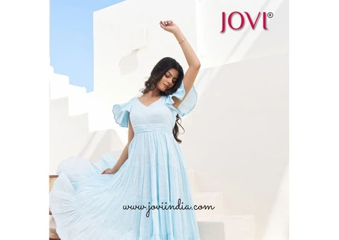 Buy Best Long Dresses for Women Online at JOVI India - 5/6
