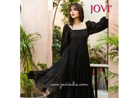 Buy Best Long Dresses for Women Online at JOVI India - 6/6
