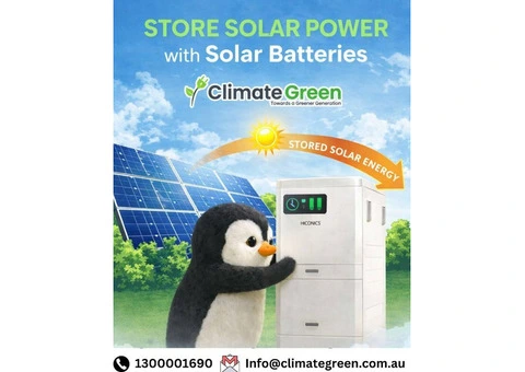 Don’t Waste Your Solar – Store It!