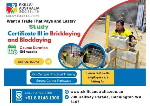 Join Cert 3 Bricklaying Blocklaying – Flexible Intake Options Available