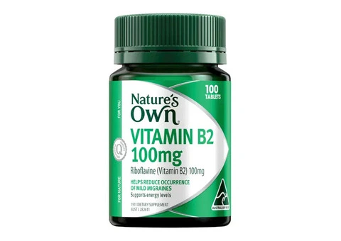 Feeling Low on Energy? Try Nature’s Own Vitamin B2 100mg for Daily Vitality Support