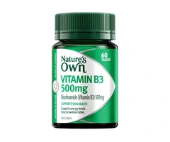 Looking to Support Energy & Skin Health? Try Nature’s Own Vitamin B3 500mg Today
