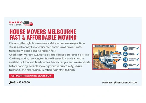 Professional House Movers Melbourne – Safe & Hassle-Free Home Relocation in Melbourne