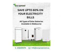 Save Up to 80% on Electricity Bills with Eco Spread Solar Batteries
