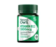 Stay Active & Energised with High Strength Nature’s Own Vitamin B12 1000mcg