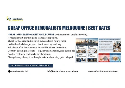 Cheap Office Removalists Melbourne – Cost-Effective & Professional Office Relocation Services