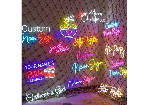 Custom Neon Signs – Bright, Stylish Lighting for Businesses,