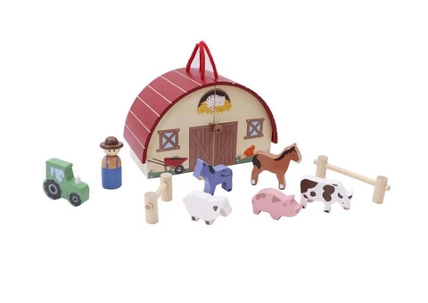 Farm Toys Showing Where Food Comes From