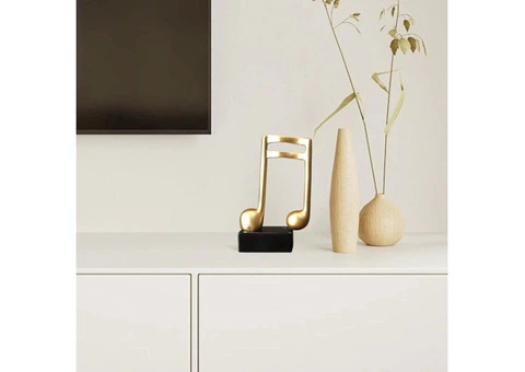 Piano Note Figurines,Desktop Resin Piano Note Figurines - Fun Musical Note Figur