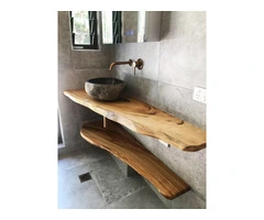 Custom Timber Bathroom Vanity Brisbane The Slab Lads