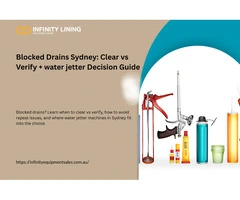 Blocked Drains Sydney: Clear vs Verify + water jetter Decision Guide