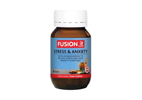 Stay Calm & Focused with Fusion Health Stress & Anxiety Support