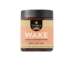 Tonika Wake Organic Adaptogen Powder for Natural Energy, Focus & Vitality