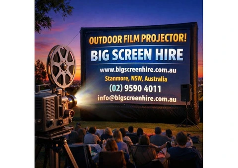 Outdoor Film Projector Hire for Unforgettable Backyard Movie Nights