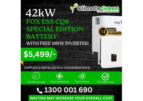 Melbourne Solar Battery Deal – Limited Time