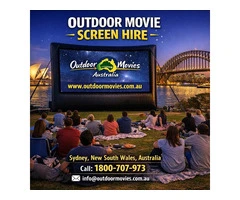 Outdoor Movie Screen Hire for Unforgettable Aussie Events
