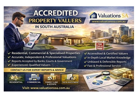 Accredited Property Valuers in South Australia