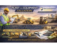 Plant and Equipment Valuation Services in South Australia