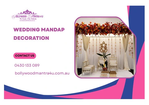 Call Today for Stunning Wedding Mandap Decoration in Cheltenham - 1/4