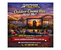 Outdoor Cinema Hire Near Me for Backyard Movie Nights