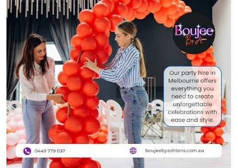 Premium Party Hire & Event Styling in Melbourne - 3/4