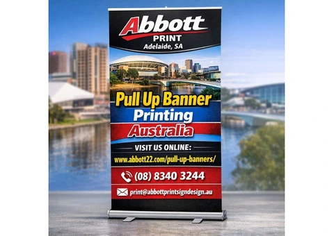 Affordable Pull Up Banner Printing Australia for Every Event