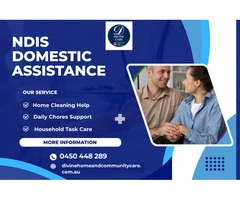 NDIS Domestic Assistance Parkinson | Call Today