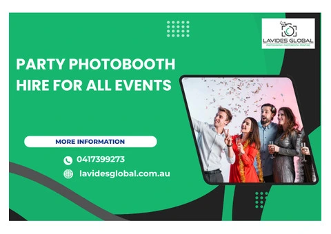 Party Photobooth Hire for All Events - 1/3