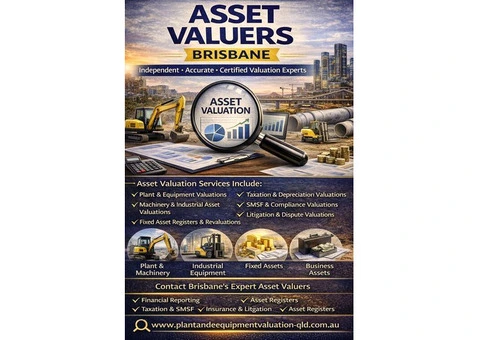 Asset Valuers Brisbane | Independent & Accurate Asset Valuation Services
