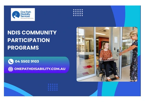 NDIS Community Participation Programs Perth - One Path Disability | Ring 04 5502 9103