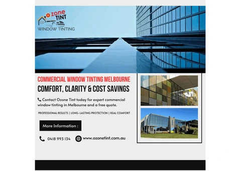 Commercial Window Tinting Melbourne –Professional Service