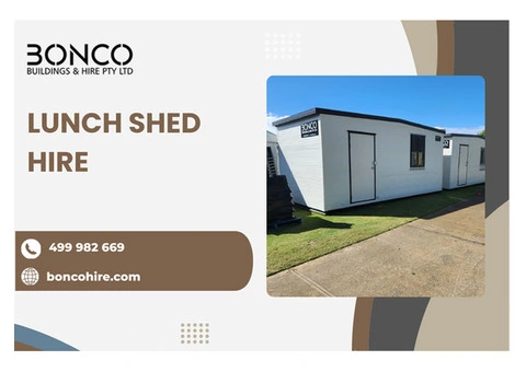 Rent Portable Lunch Sheds in Meadowbrook – Call Now